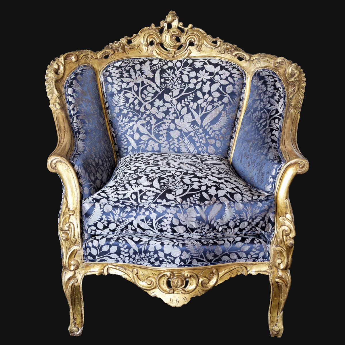 Grande bergère dorée